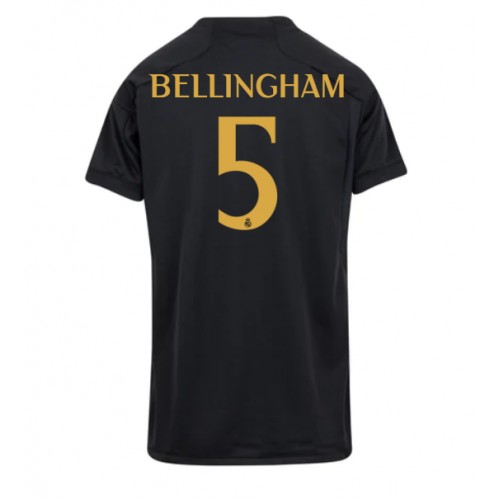 Fotbalové Dres Real Madrid Jude Bellingham #5 Dámské Alternativní 2023-24 Krátký Rukáv